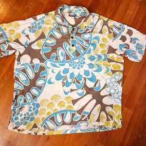 Men's XL Retro Manuheali'i Manuhealii Aloha Shirt